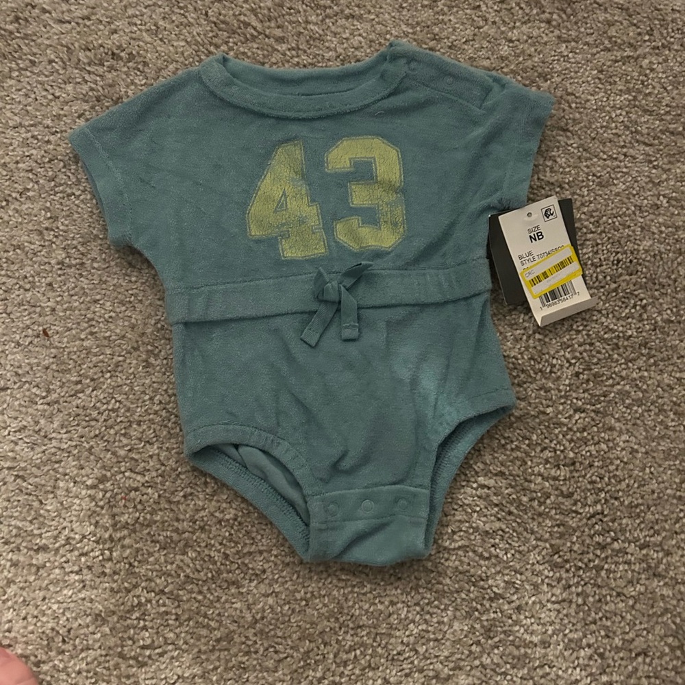 Grayson Mini Newborn Jersey Onesie NWT